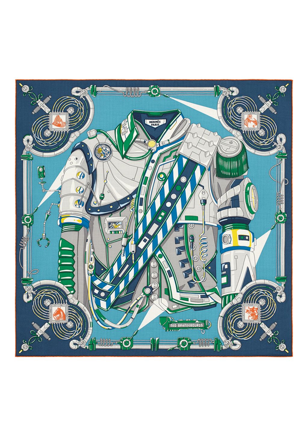 Fashion Week Paris Spring/Summer 2024 look 20 de la collection Hermès menswear accessories