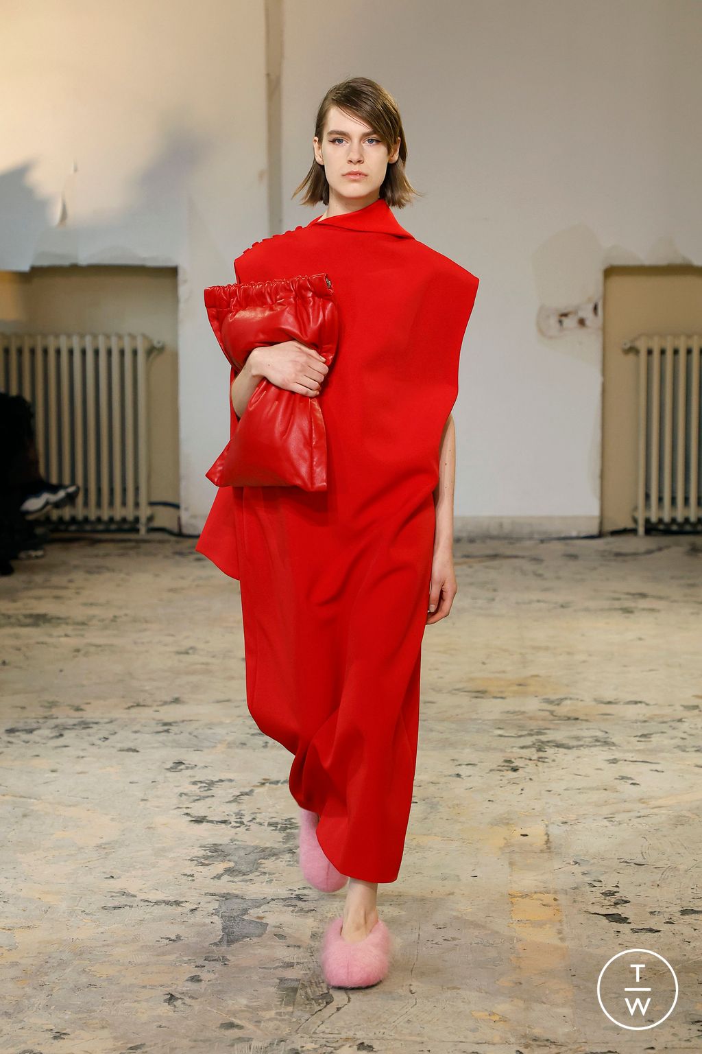Fashion Week Paris Fall/Winter 2024 look 28 de la collection Carven womenswear