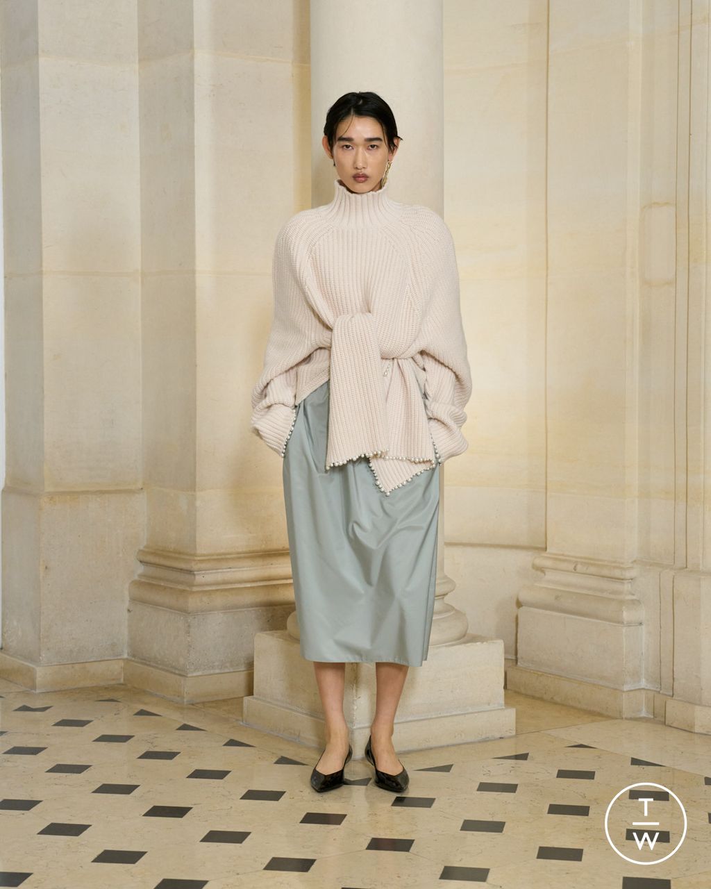 Fashion Week Paris Spring/Summer 2026 look 7 from the Carven collection womenswear