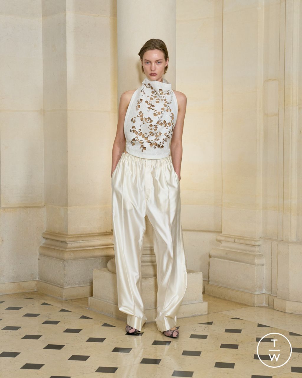 Fashion Week Paris Spring/Summer 2026 look 18 from the Carven collection womenswear