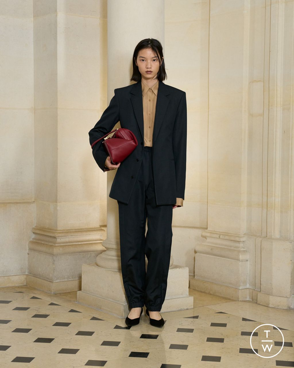 Fashion Week Paris Spring/Summer 2026 look 25 from the Carven collection womenswear