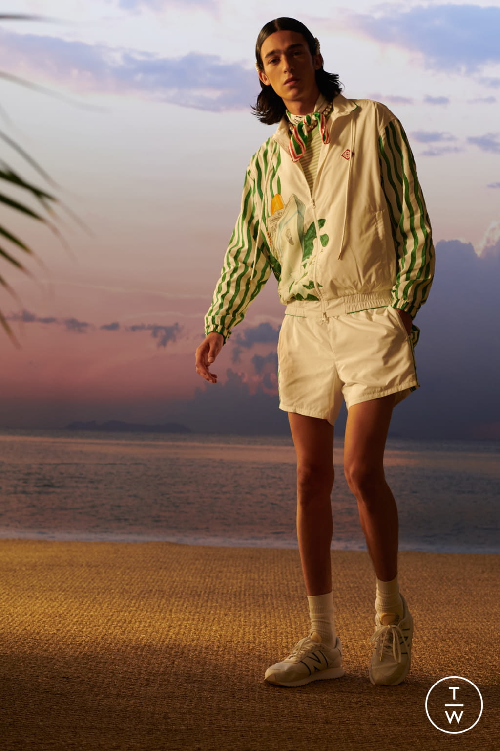Fashion Week Paris Spring/Summer 2021 look 6 from the Casablanca collection menswear