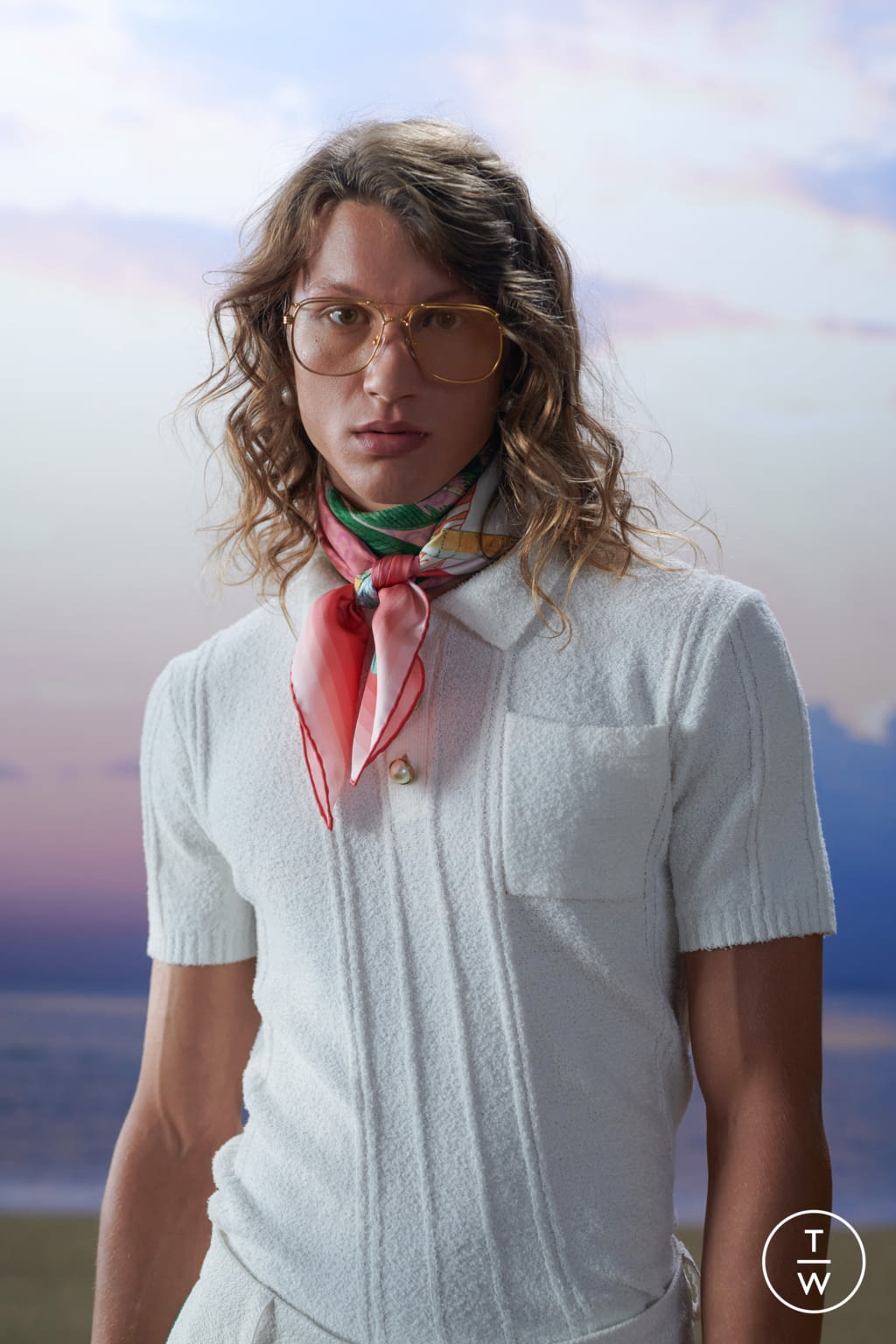 Fashion Week Paris Spring/Summer 2021 look 22 from the Casablanca collection menswear