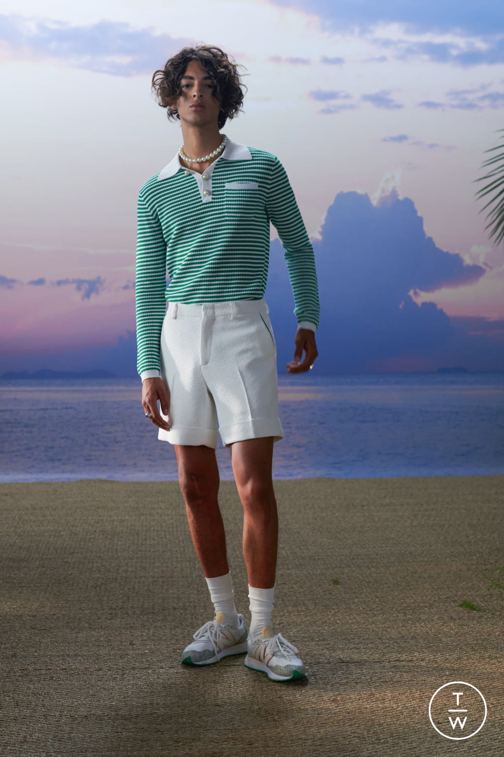 Fashion Week Paris Spring/Summer 2021 look 24 from the Casablanca collection menswear