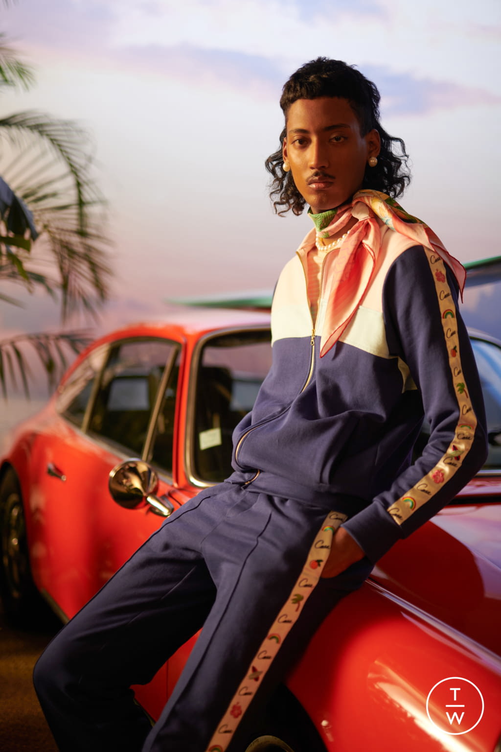 Fashion Week Paris Spring/Summer 2021 look 29 from the Casablanca collection menswear