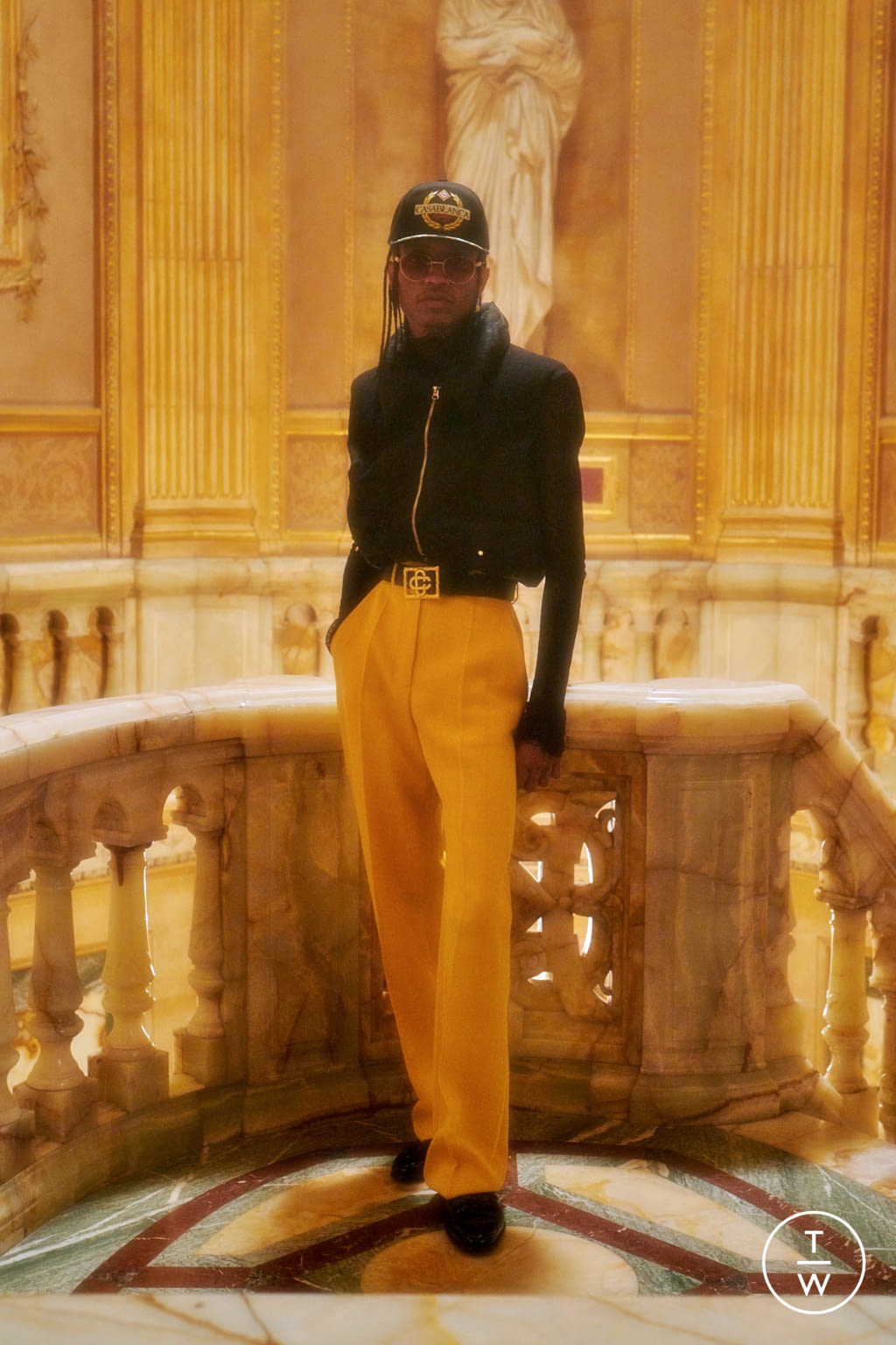 Fashion Week Paris Fall/Winter 2021 look 21 from the Casablanca collection menswear
