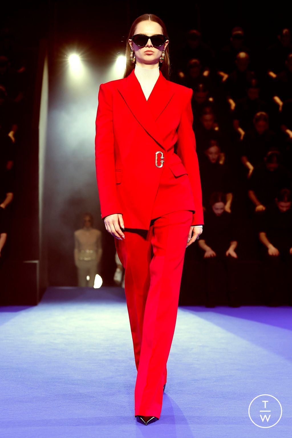 Fashion Week Paris Fall/Winter 2024 look 4 from the Casablanca collection 女装