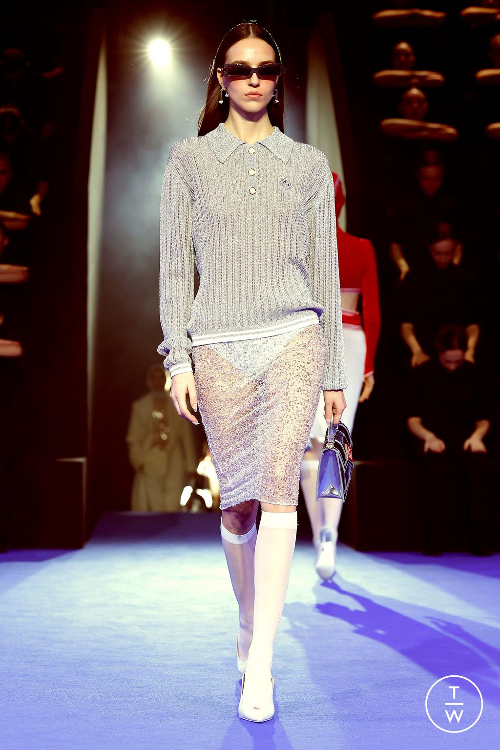 Fashion Week Paris Fall/Winter 2024 look 15 de la collection Casablanca womenswear