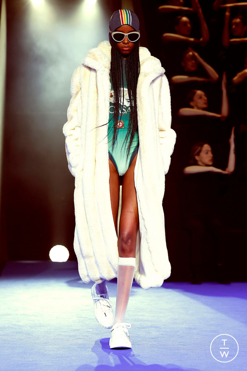 Fashion Week Paris Fall/Winter 2024 look 23 from the Casablanca collection 女装