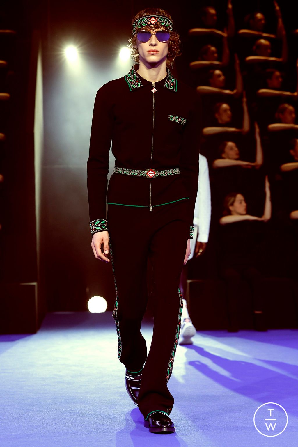 Fashion Week Paris Fall/Winter 2024 look 41 from the Casablanca collection 女装