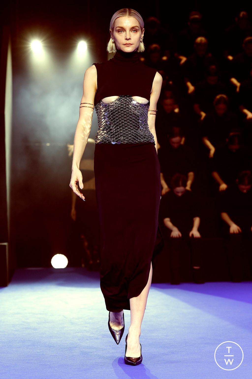 Fashion Week Paris Fall/Winter 2024 look 50 de la collection Casablanca womenswear