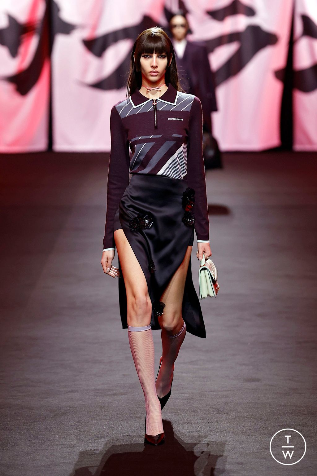 Fashion Week Paris Fall/Winter 2025 look 2 de la collection Casablanca womenswear