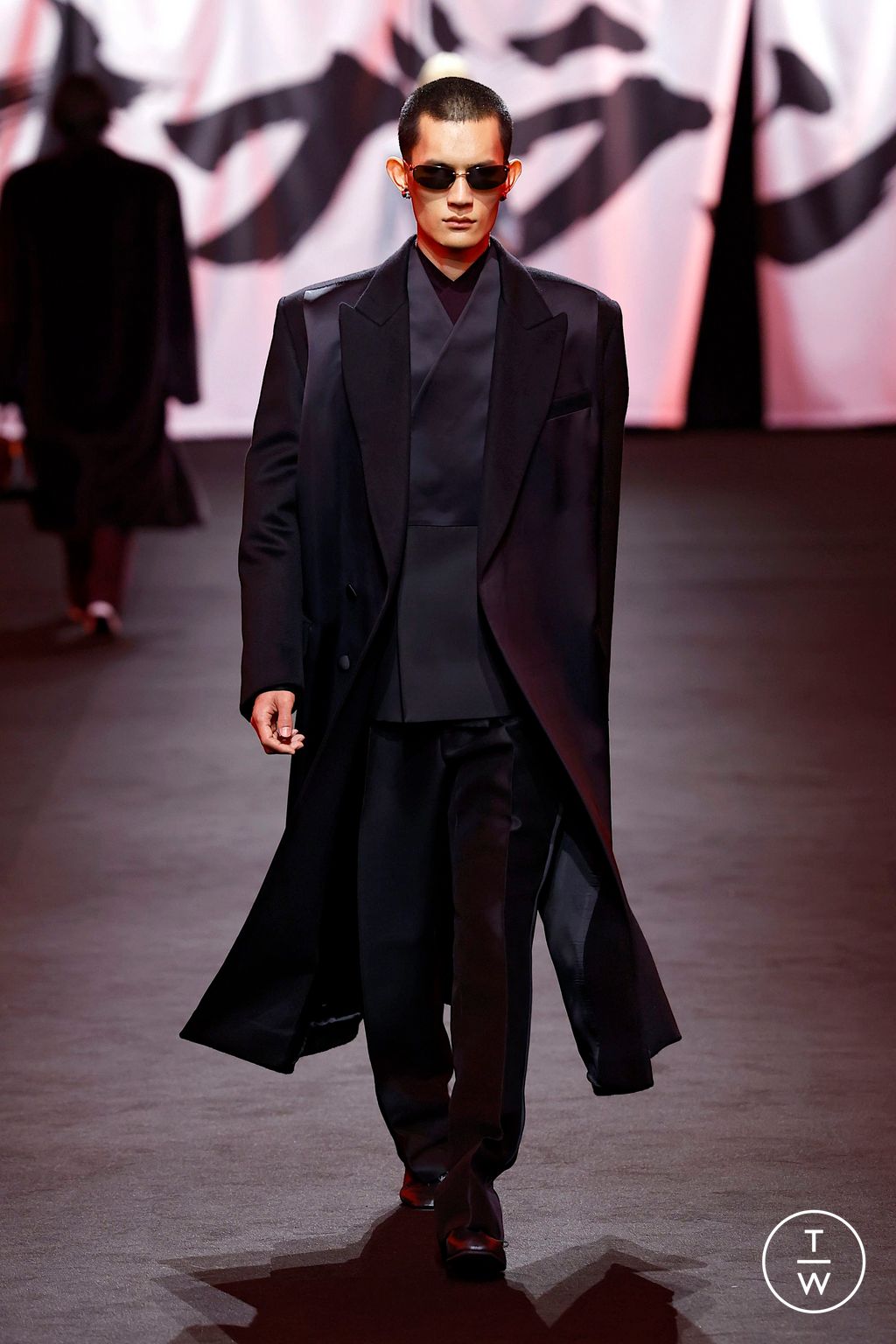 Fashion Week Paris Fall/Winter 2025 look 7 from the Casablanca collection 女装