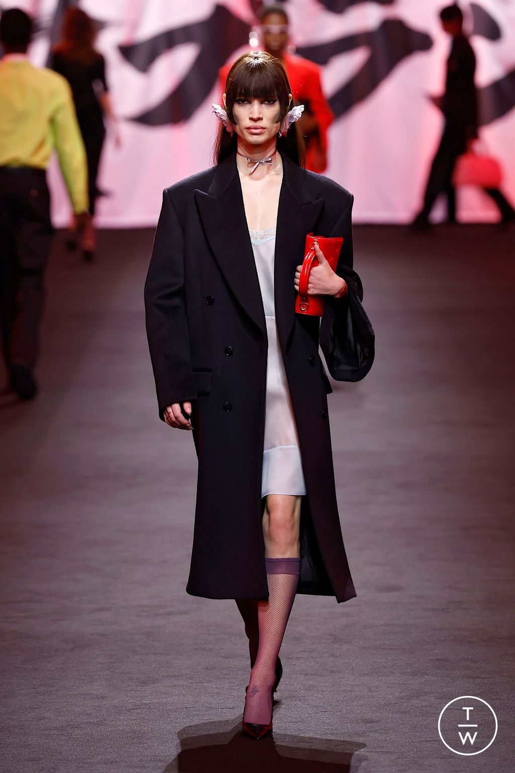 Fashion Week Paris Fall/Winter 2025 look 13 from the Casablanca collection 女装