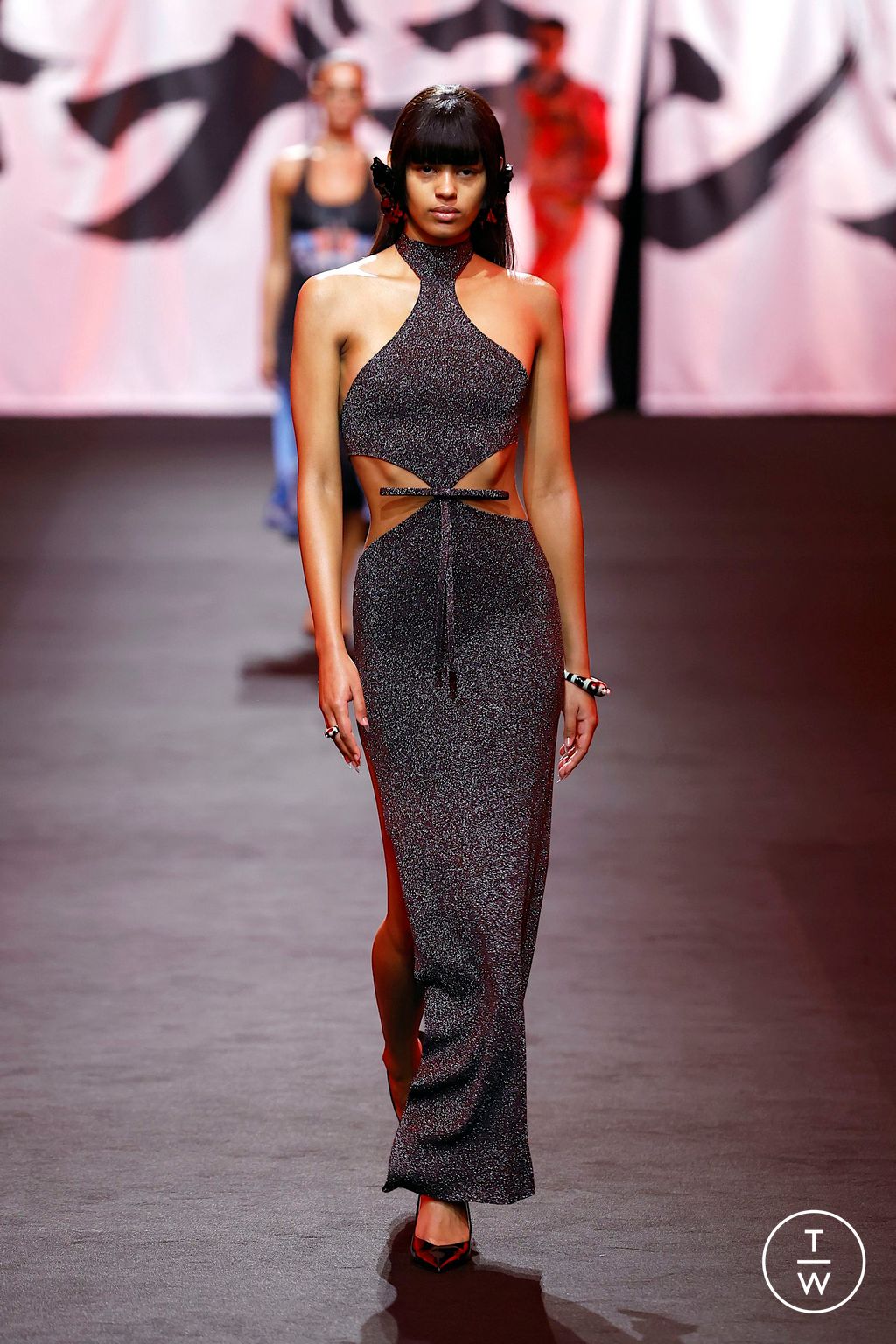 Fashion Week Paris Fall/Winter 2025 look 18 from the Casablanca collection 女装