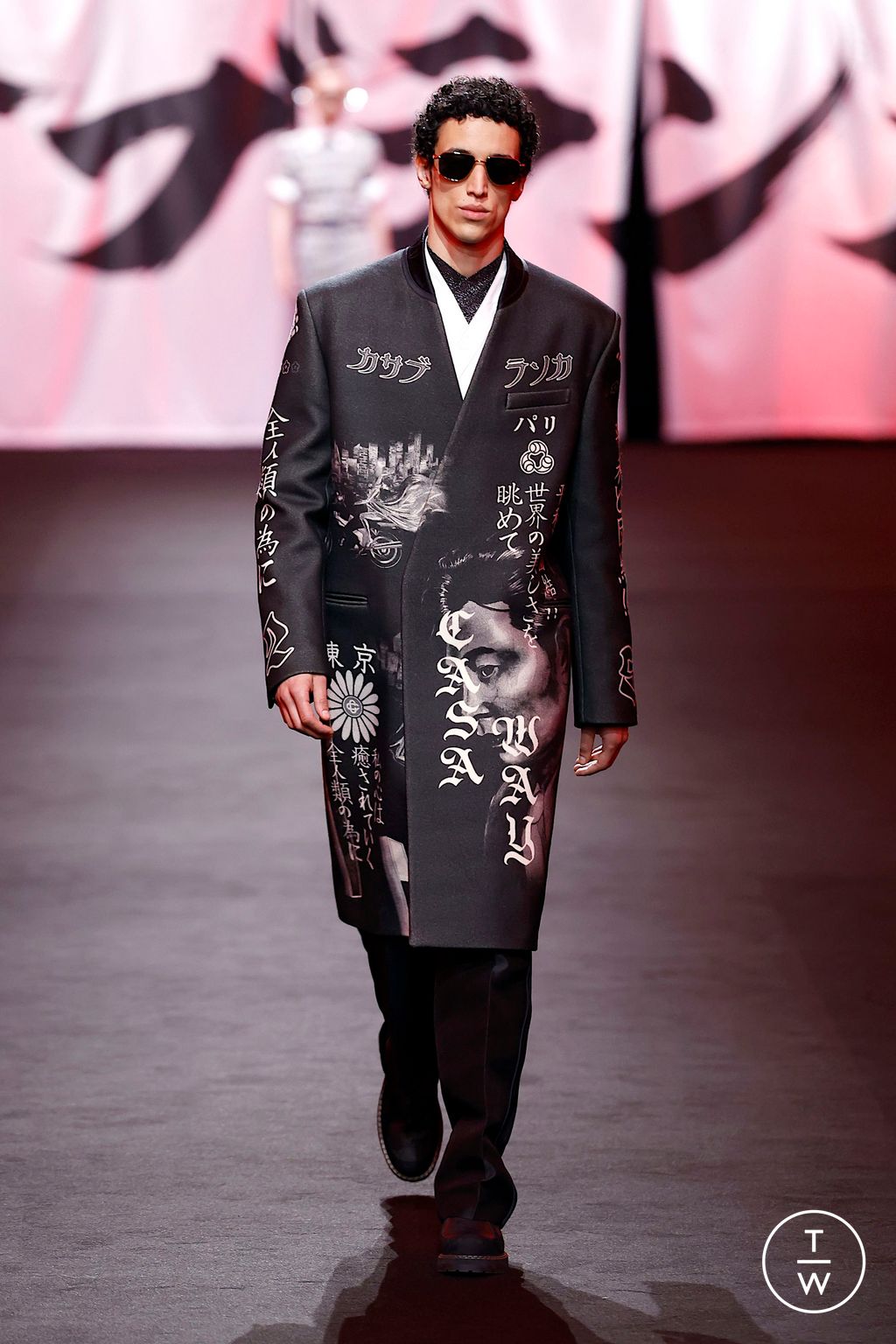 Fashion Week Paris Fall/Winter 2025 look 25 de la collection Casablanca womenswear
