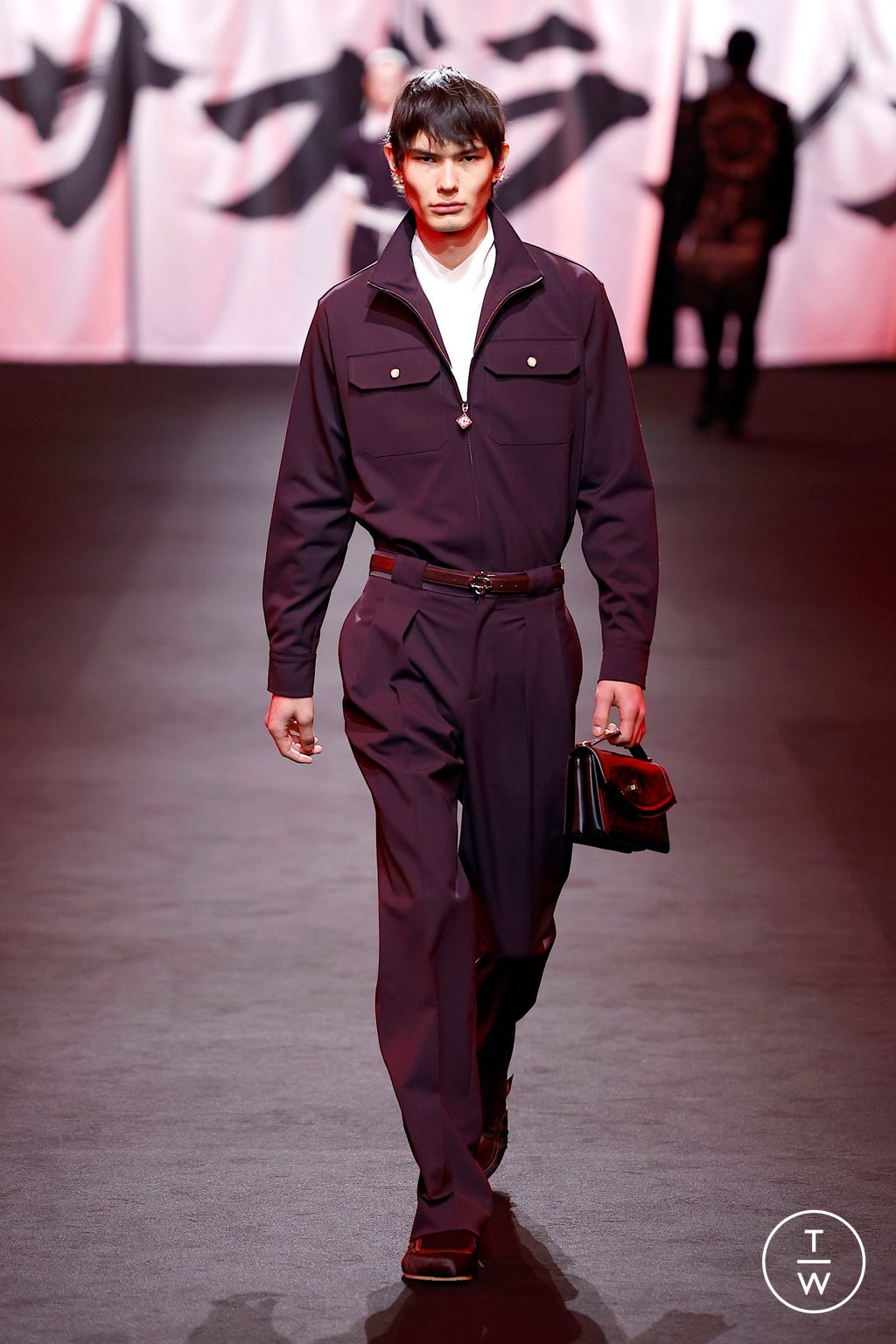 Fashion Week Paris Fall/Winter 2025 look 27 from the Casablanca collection 女装