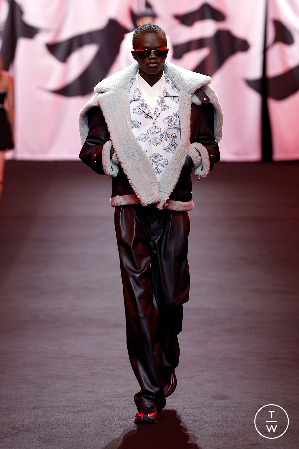 Fashion Week Paris Fall/Winter 2025 look 39 from the Casablanca collection 女装