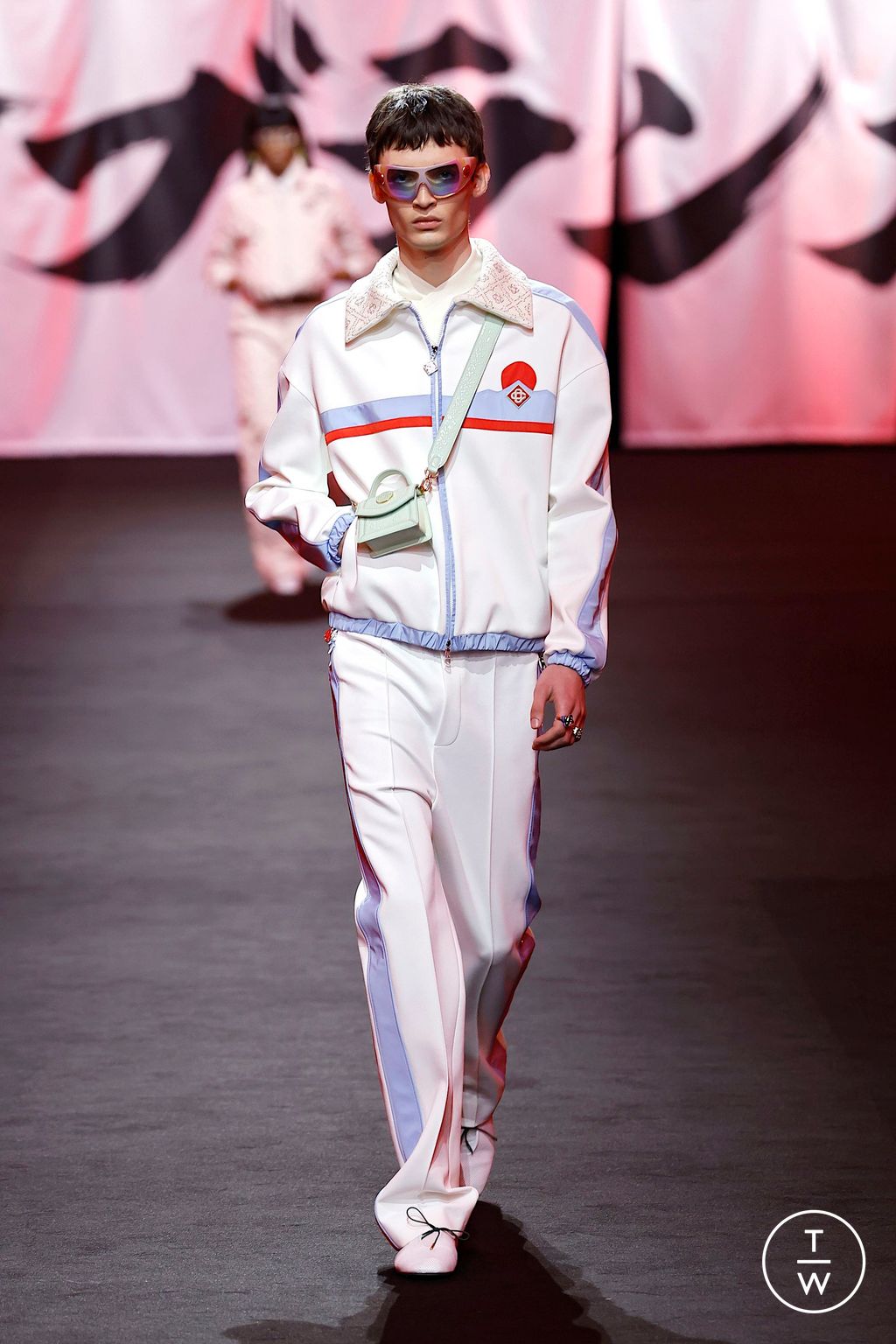 Fashion Week Paris Fall/Winter 2025 look 42 from the Casablanca collection 女装