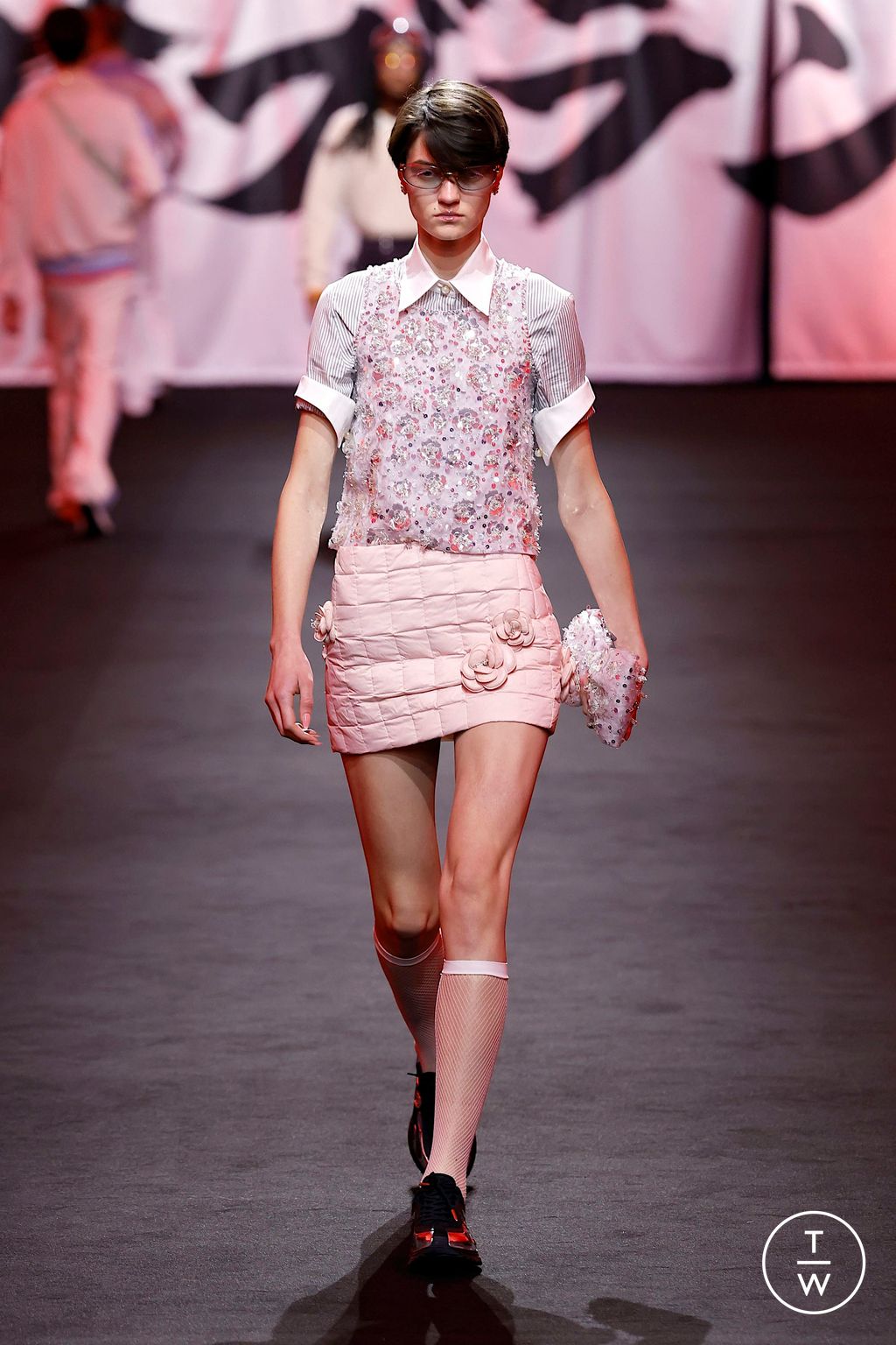 Fashion Week Paris Fall/Winter 2025 look 44 de la collection Casablanca womenswear