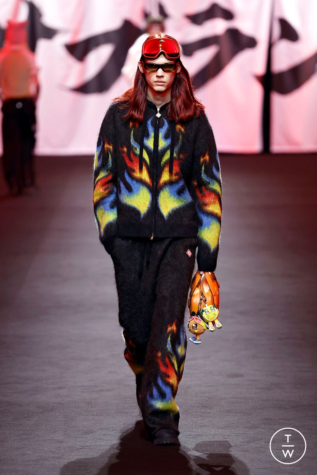 Fashion Week Paris Fall/Winter 2025 look 48 from the Casablanca collection 女装