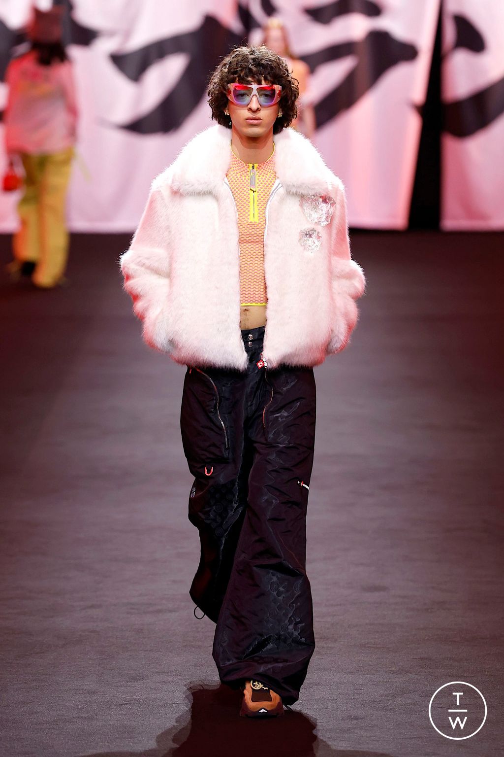 Fashion Week Paris Fall/Winter 2025 look 49 from the Casablanca collection womenswear