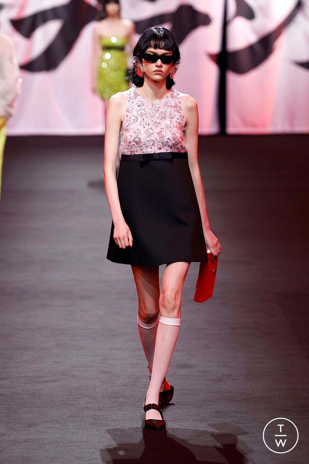 Fashion Week Paris Fall/Winter 2025 look 54 from the Casablanca collection 女装