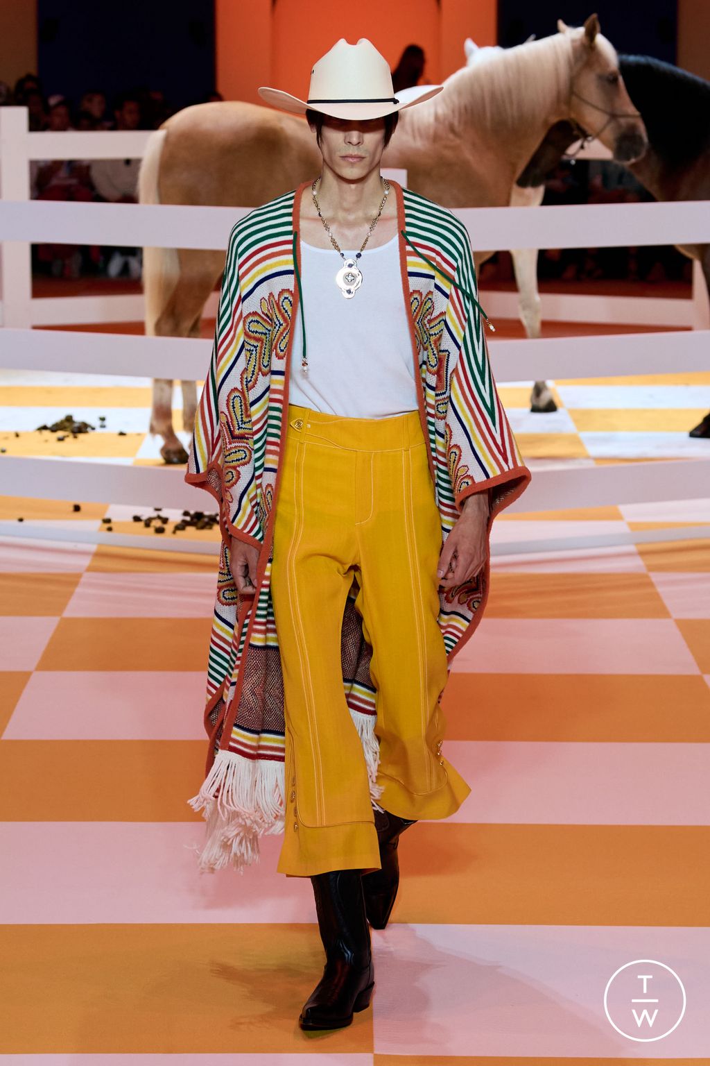 Fashion Week Paris Spring/Summer 2023 look 29 from the Casablanca collection menswear