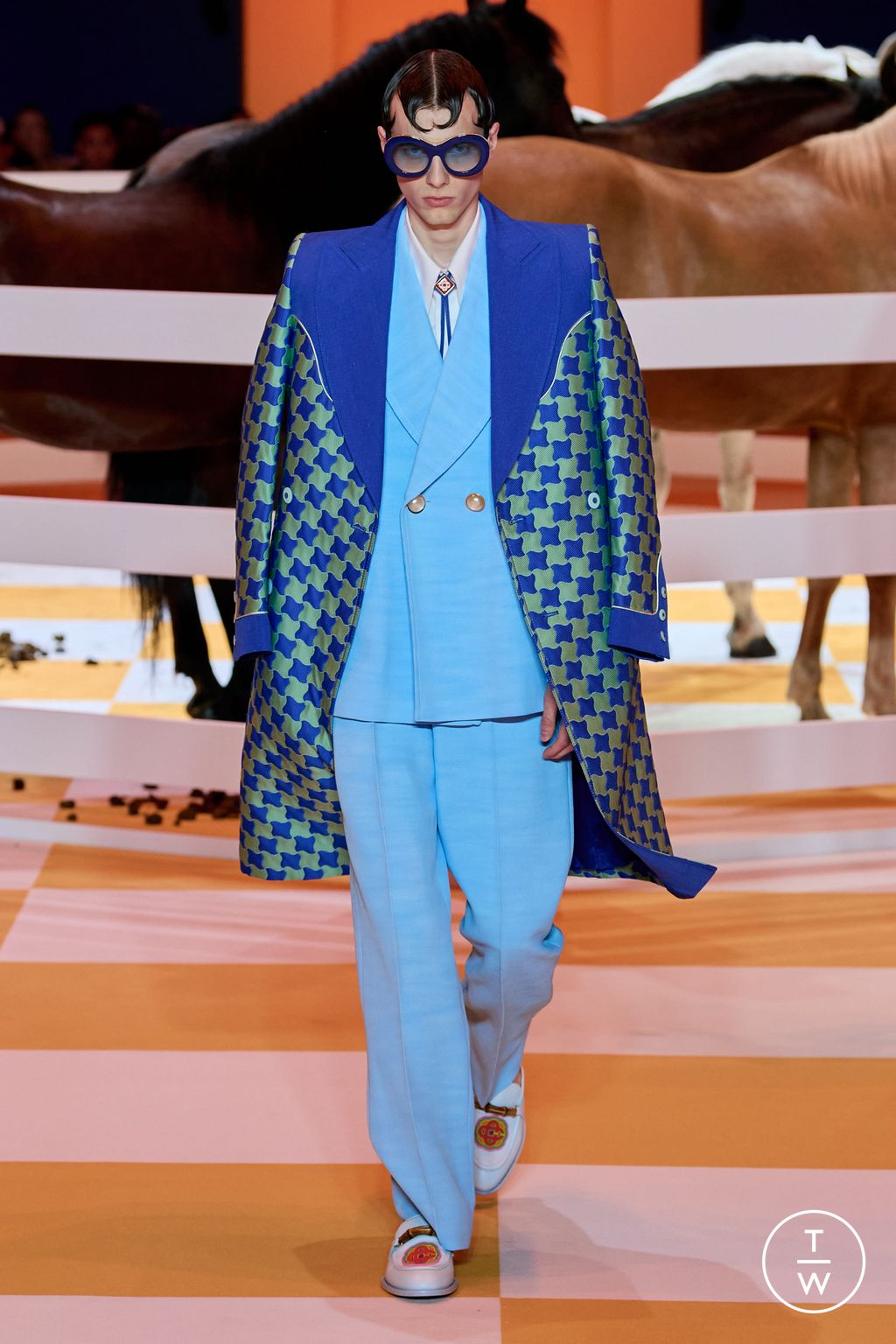 Fashion Week Paris Spring/Summer 2023 look 58 from the Casablanca collection 男装