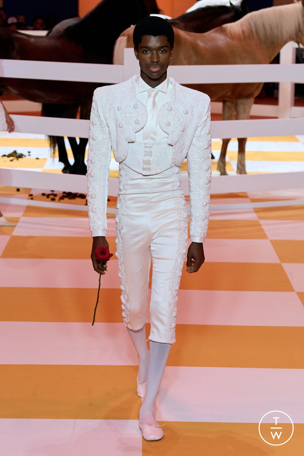 Fashion Week Paris Spring/Summer 2023 look 62 from the Casablanca collection menswear