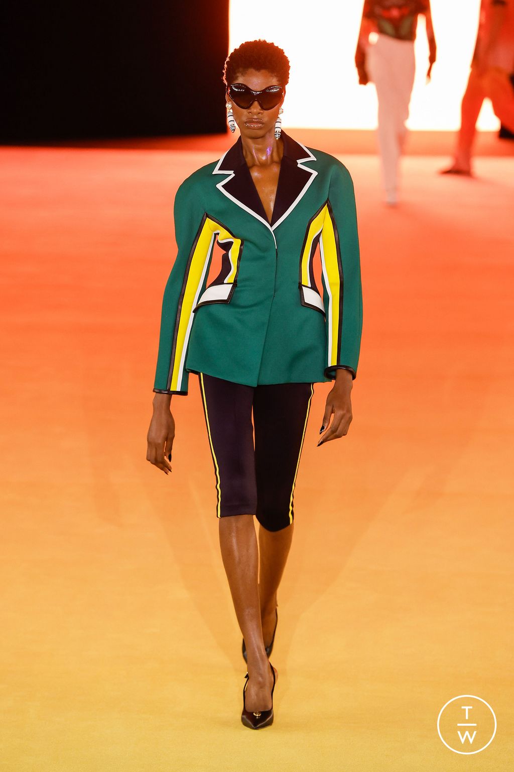 Fashion Week Paris Spring/Summer 2024 look 5 from the Casablanca collection 女装