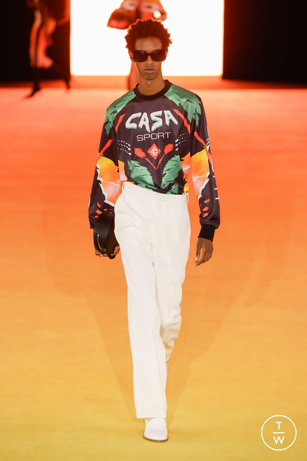 Fashion Week Paris Spring/Summer 2024 look 6 from the Casablanca collection 女装