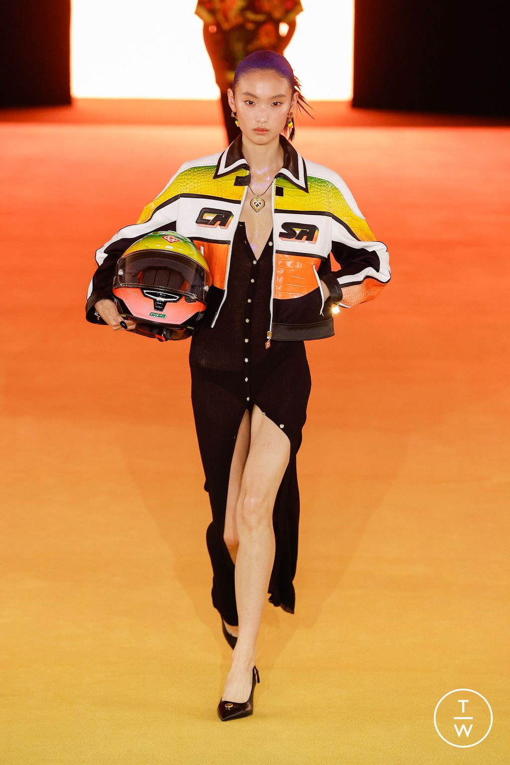 Fashion Week Paris Spring/Summer 2024 look 7 from the Casablanca collection 女装