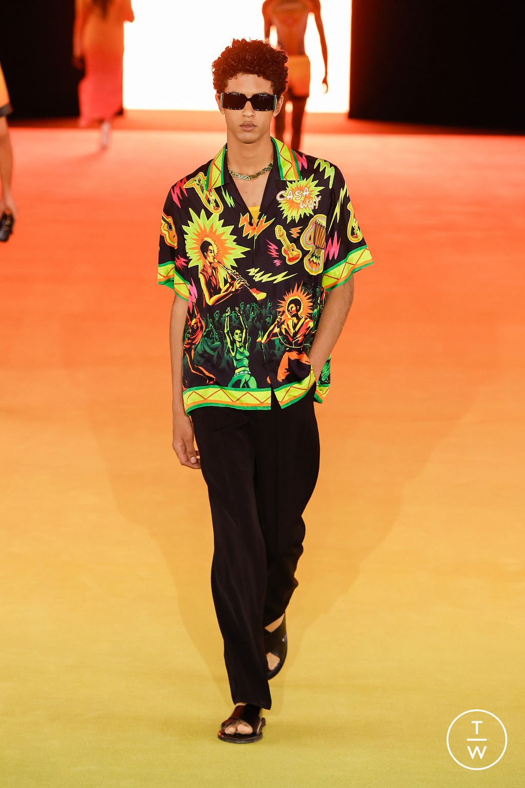 Fashion Week Paris Spring/Summer 2024 look 8 from the Casablanca collection 女装