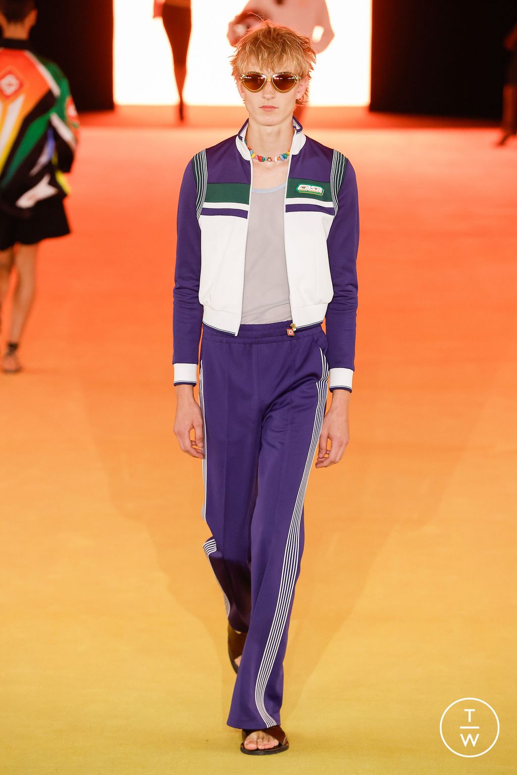 Fashion Week Paris Spring/Summer 2024 look 19 from the Casablanca collection 女装