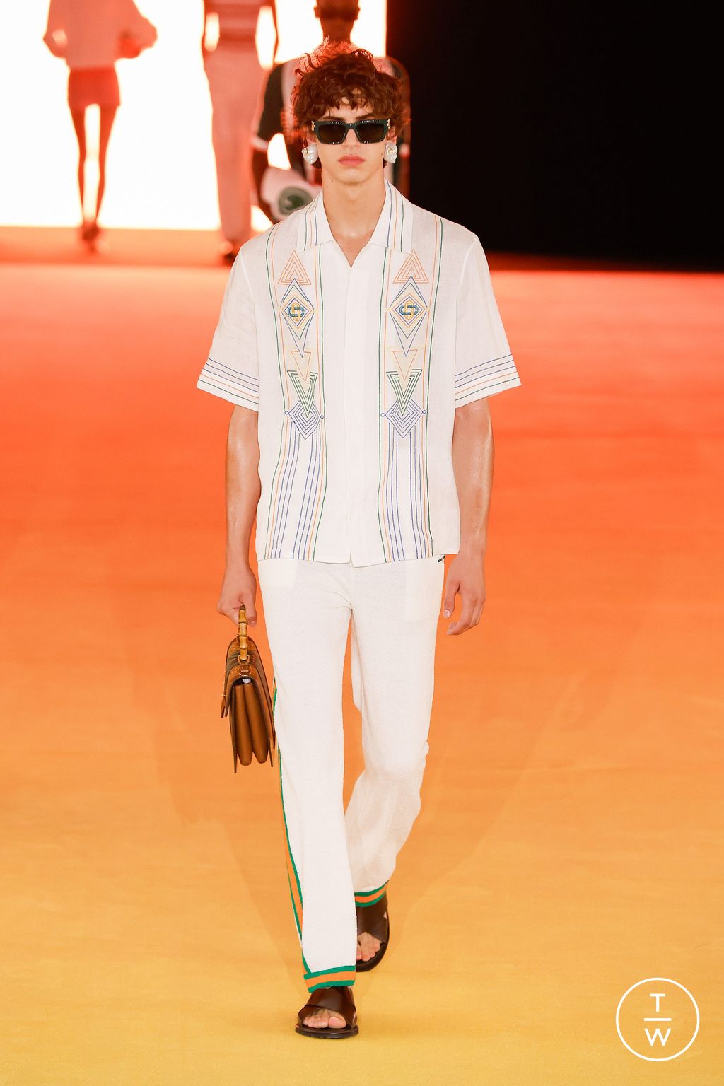 Fashion Week Paris Spring/Summer 2024 look 27 from the Casablanca collection 女装