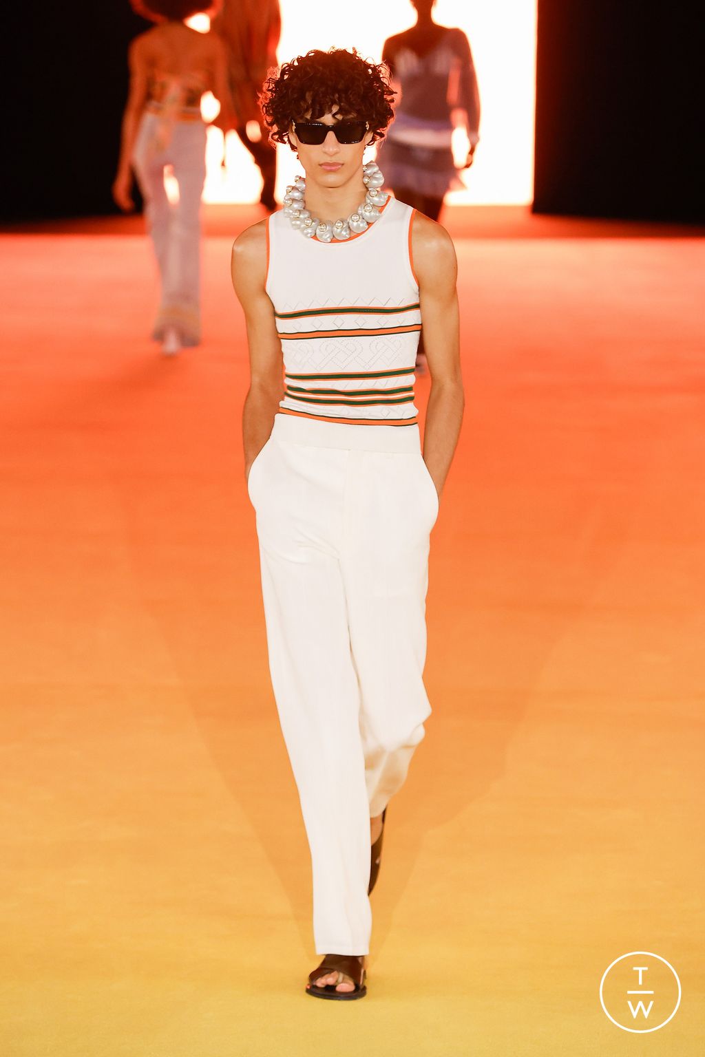 Fashion Week Paris Spring/Summer 2024 look 29 from the Casablanca collection womenswear