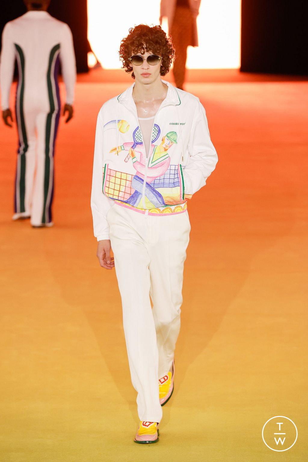 Fashion Week Paris Spring/Summer 2024 look 39 from the Casablanca collection womenswear