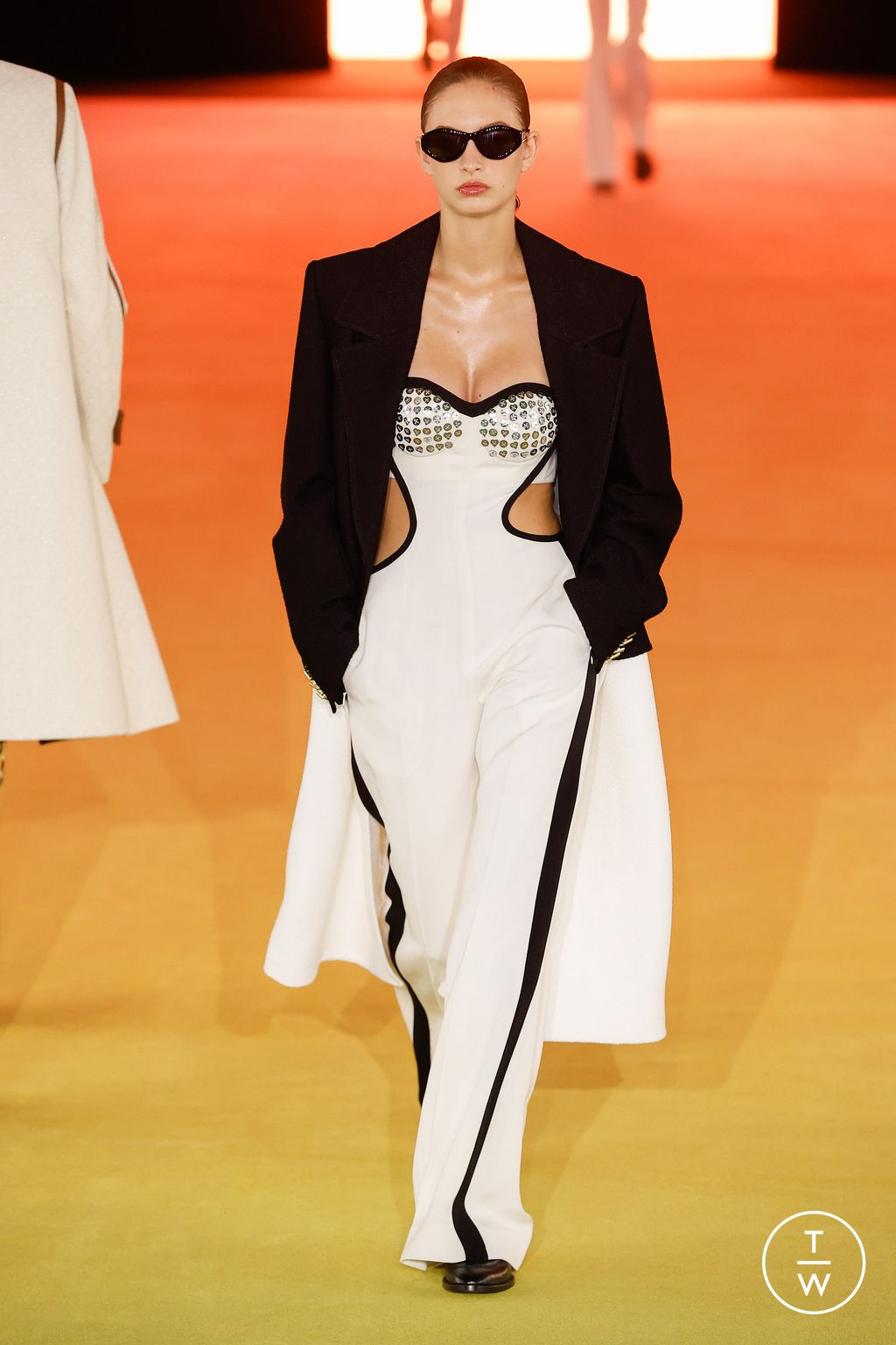 Fashion Week Paris Spring/Summer 2024 look 45 from the Casablanca collection womenswear