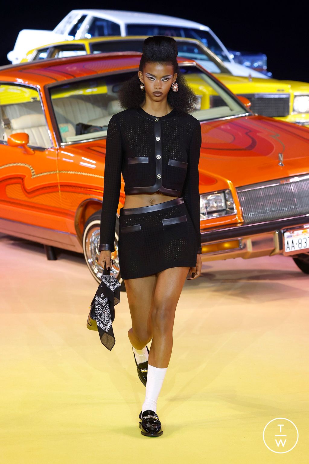 Fashion Week Paris Spring/Summer 2025 look 2 from the Casablanca collection womenswear