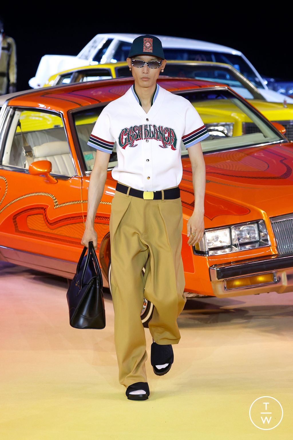 Fashion Week Paris Spring/Summer 2025 look 7 from the Casablanca collection womenswear