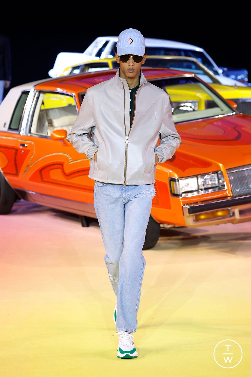 Fashion Week Paris Spring/Summer 2025 look 9 from the Casablanca collection womenswear