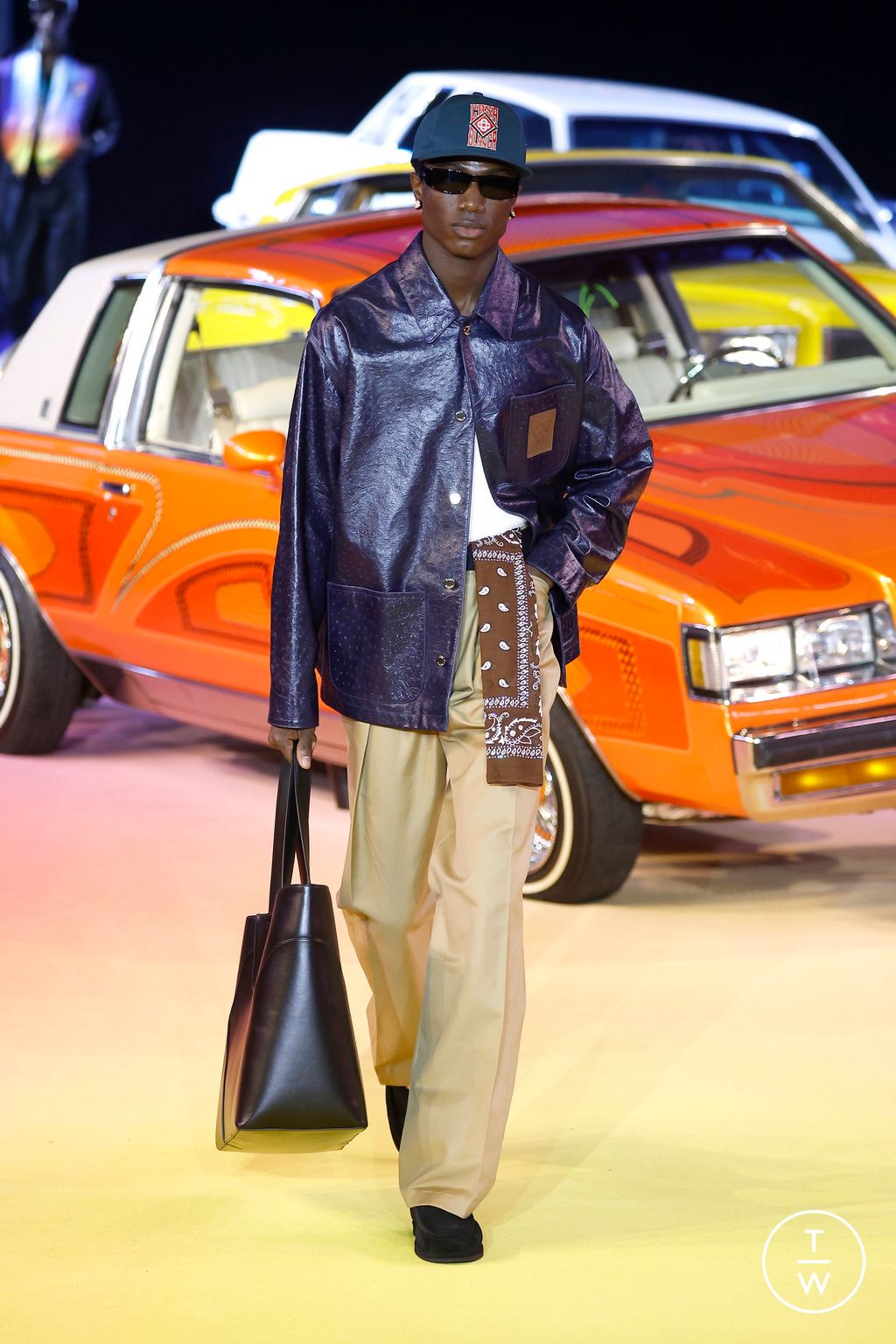 Fashion Week Paris Spring/Summer 2025 look 14 from the Casablanca collection womenswear