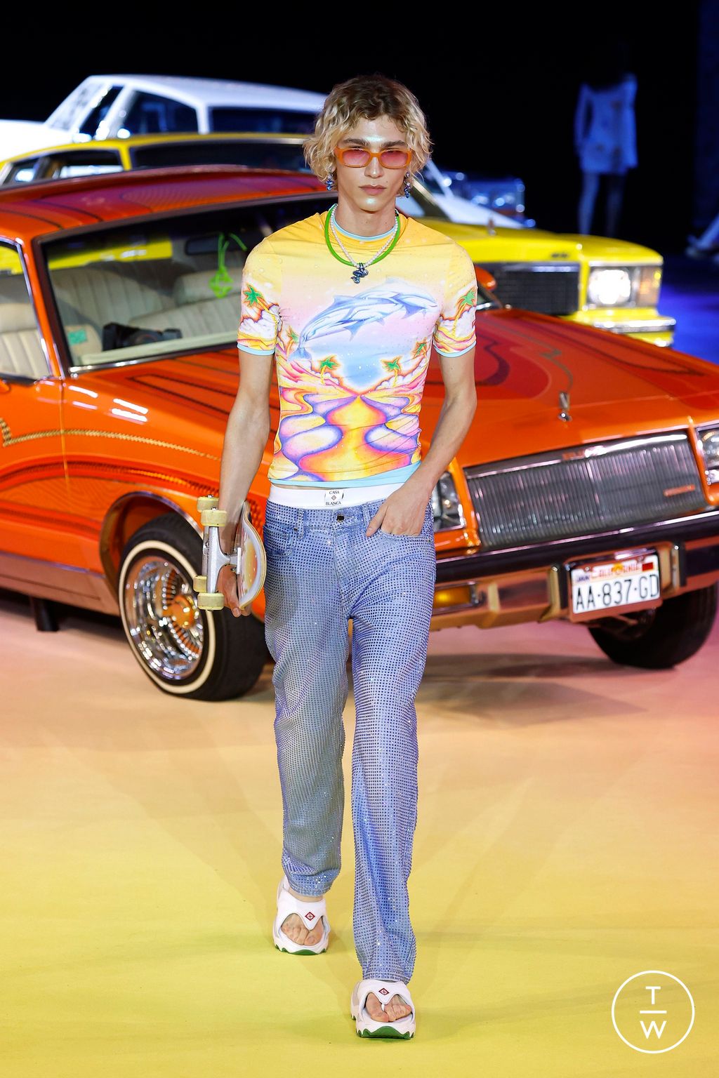 Fashion Week Paris Spring/Summer 2025 look 31 de la collection Casablanca womenswear