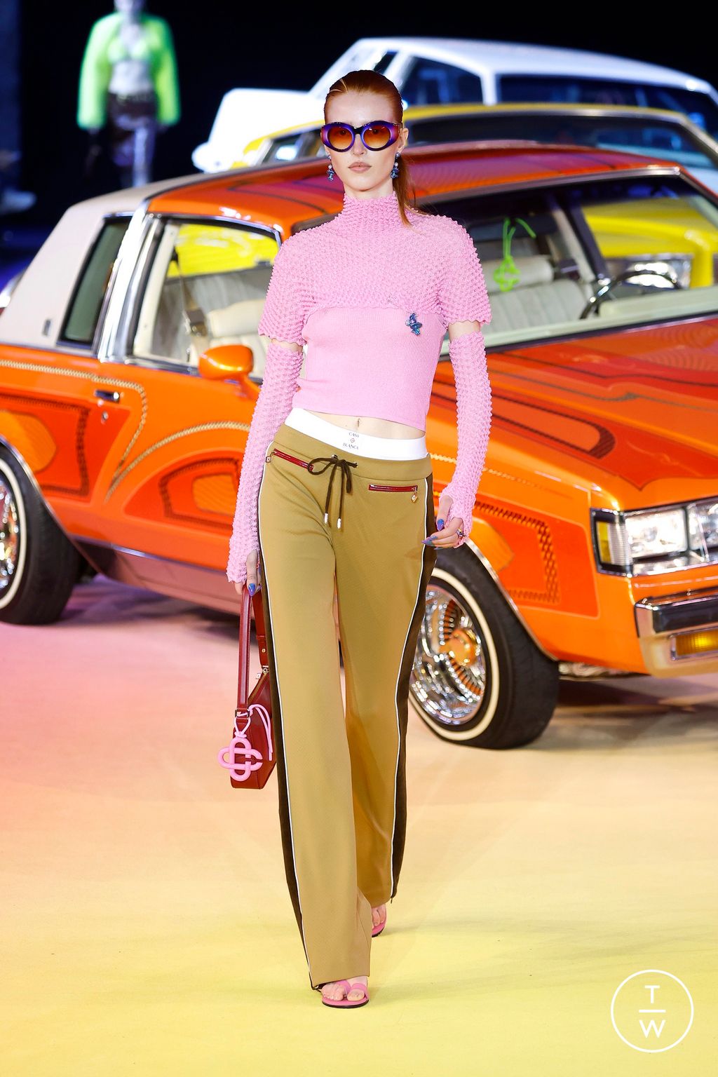 Fashion Week Paris Spring/Summer 2025 look 43 from the Casablanca collection womenswear