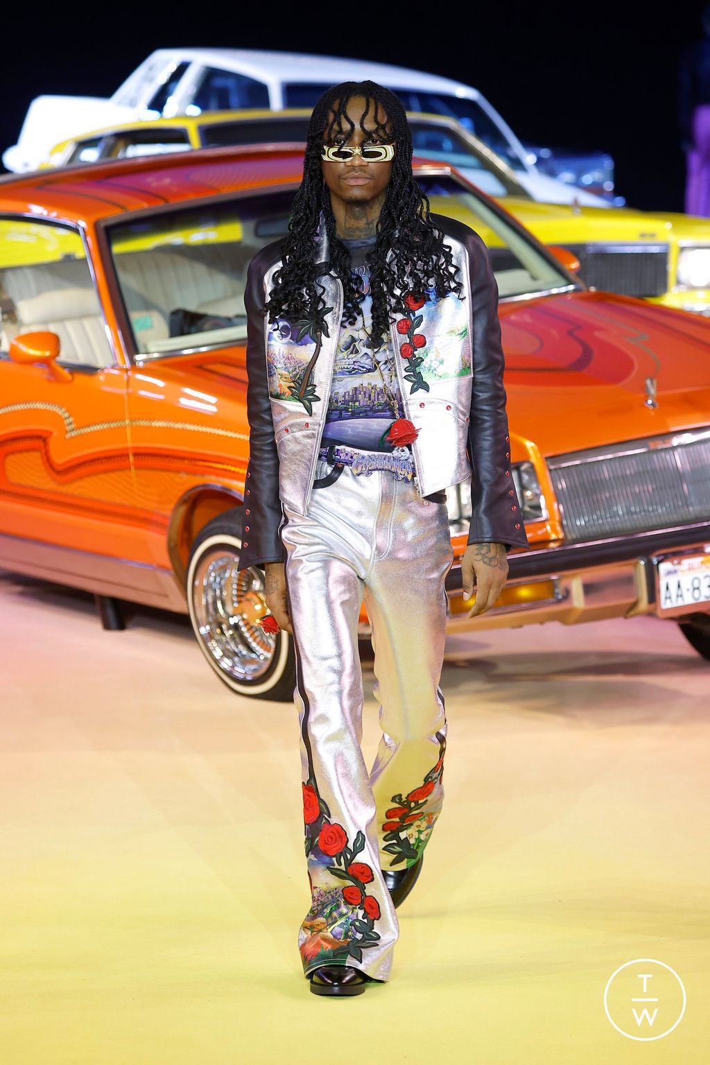 Fashion Week Paris Spring/Summer 2025 look 49 from the Casablanca collection womenswear