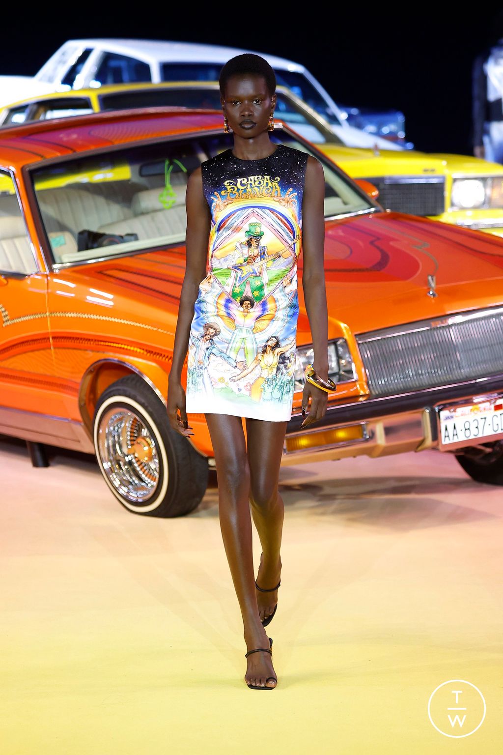 Fashion Week Paris Spring/Summer 2025 look 51 from the Casablanca collection womenswear