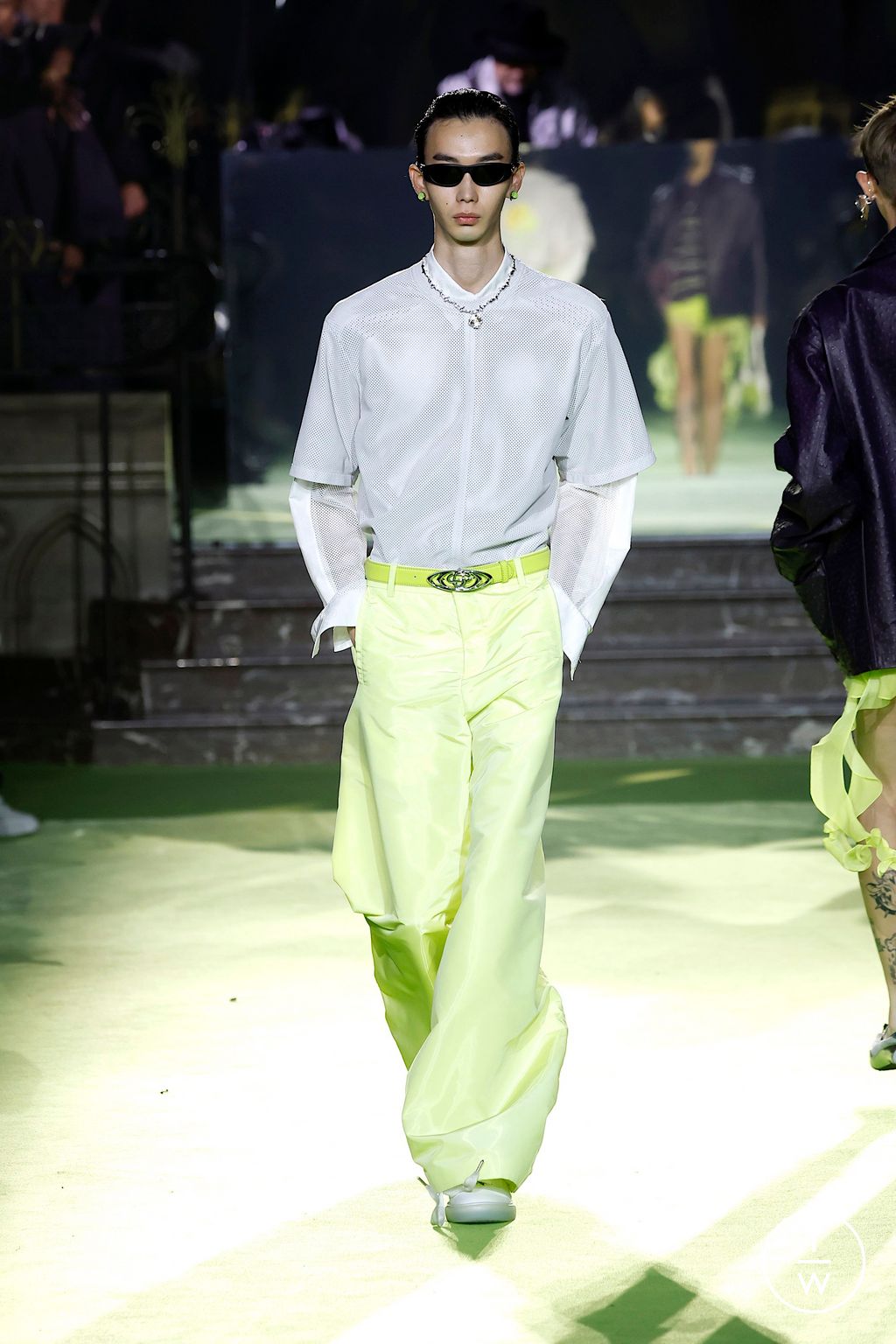 Fashion Week Paris Spring/Summer 2026 look 5 from the Casablanca collection womenswear