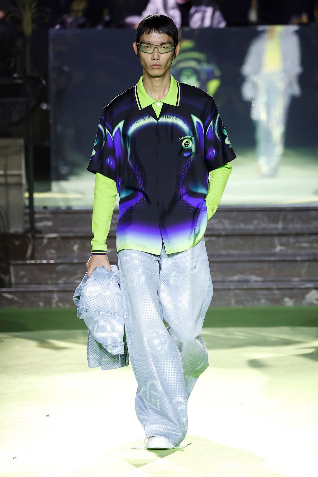 Fashion Week Paris Spring/Summer 2026 look 24 from the Casablanca collection womenswear