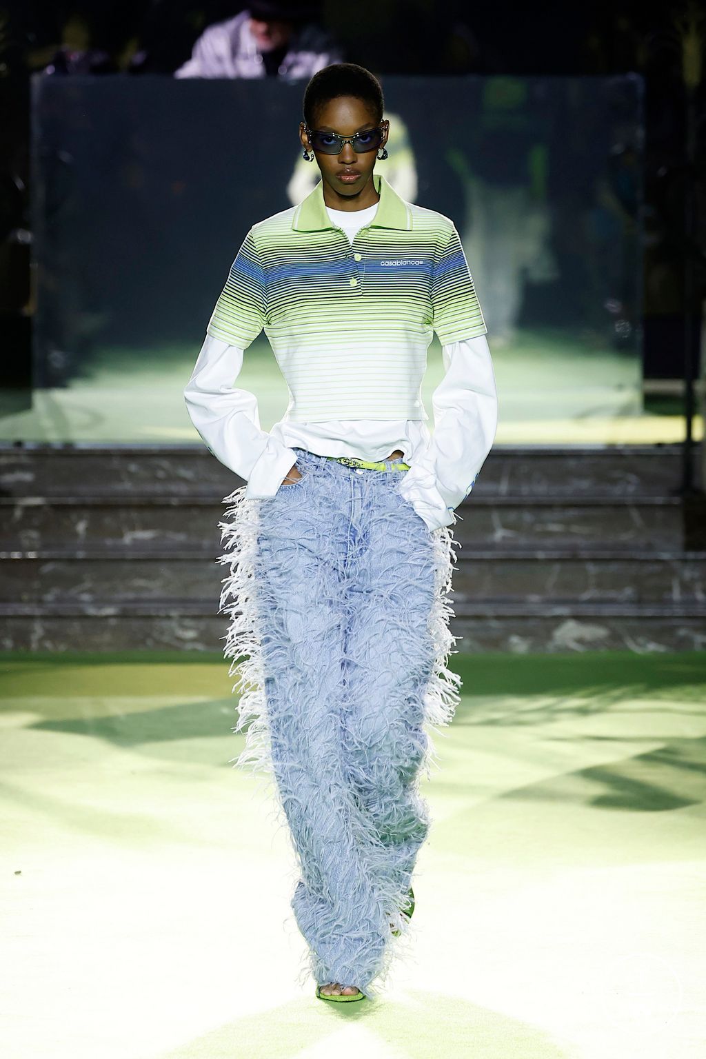 Fashion Week Paris Spring/Summer 2026 look 25 from the Casablanca collection 女装